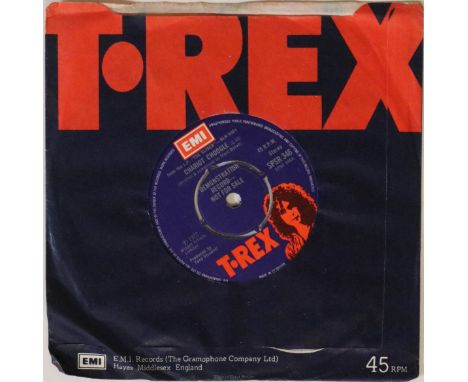 T REX - CHARIOT CHOOGLE/THE SLIDER 7" - ORIGINAL UK DEMO (T REX/EMI - SPSR 346). The extremely few on the ground original UK 