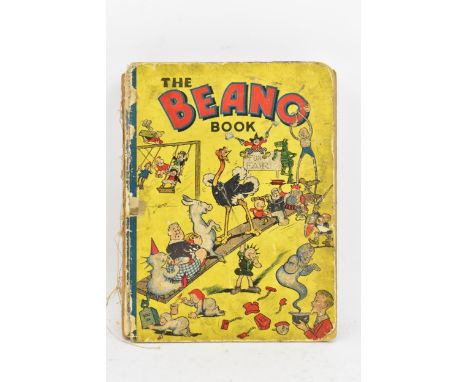 A rare copy of the First Edition Beano Annual published before the appearance of Dennis The Menace, the 1940 Beano book was i