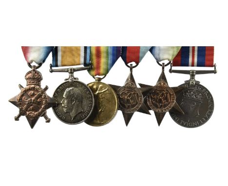 Six medals named or attributed to Captain J. E. Thoresby, Royal Army Medical Corps: 1914 Star (LIEUT: J. E. THORSESBY R.A.M.C