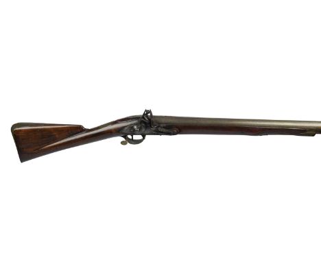 A composite English flintlock game gun part-adapted from a service musket, .770 calibre barrel 36 in., with Ordnance proof ma