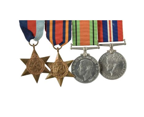 The Second World War group of four medals attributed to Henry Alexander Leonard Geary, R.A. and R.I.A.S.C.: 1939-45 Star, Bur