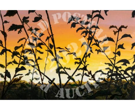 Towards the Light - Acrylic inks. Towards the light'. As we begin to see the end of the pandemic and hope appears on the hori