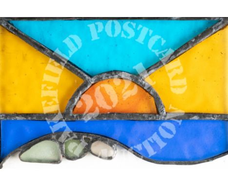 Sunrise - Stained Glass. This is my first attempt at producing a postcard for the award winning Pakefield Postcard Auction. I
