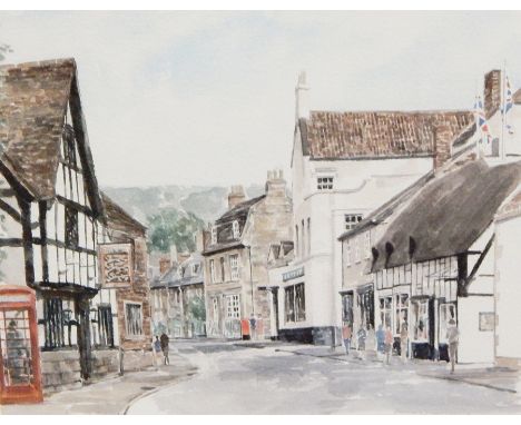 Pair of limited edition colour prints after Philip and Glynn Martin of "Prestbury, nr Cheltenham" and "Worcester Cathedral"
