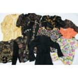 Box of Beaded and Sequinned Evening Wear Size 6-10