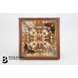 Framed Collage of Butterflies