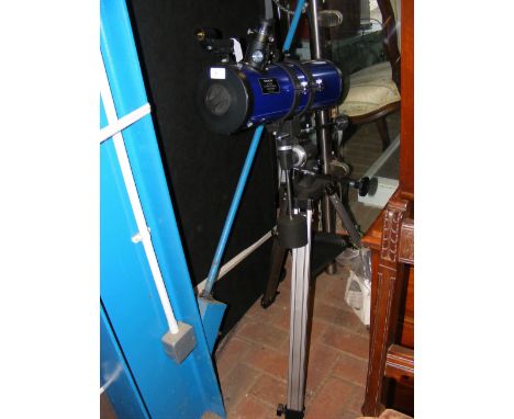 A Tasco Galaxsee Astronomical Telescope on stand 
