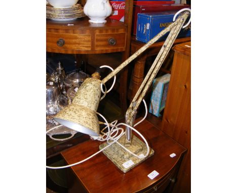 A vintage model 1227 Herbert Terry Anglepoise lamp in scumble finish