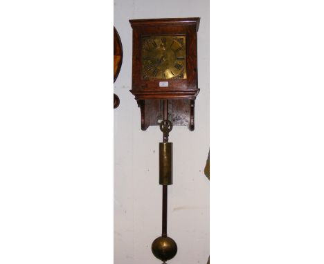 An antique wall clock by Henry Leykin, Worcester with heavy pendulum and weight CONDITION REPORT Our team of trusted experts 