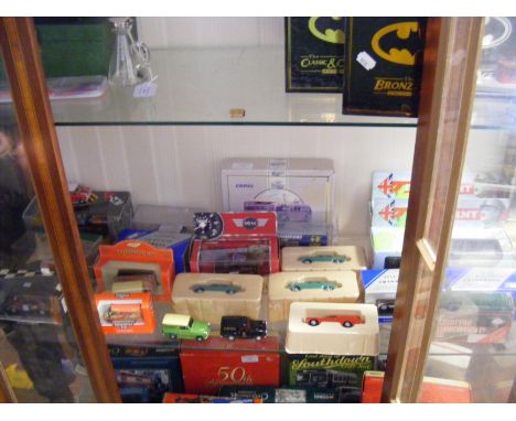 Die cast model vehicles including Corgi 'Dad's Army' editions
