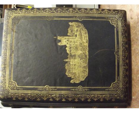Victorian leather bound musical portrait album