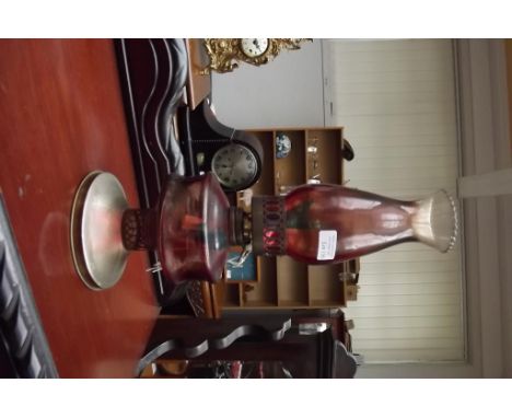 Glass oil lamp