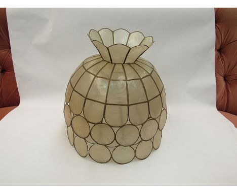 A pair of shell light shades