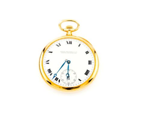 Patek PhilippePocket watch. Winding mechanical movement with regulation mechanism and serial nº173580. Enema dial with roman 