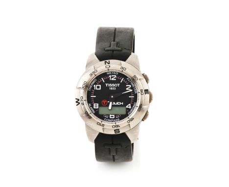 Tissot T-TouchTissot watch, touch model. Quartz movement with altimeter, chronograph, thermometer, compass and alarm function