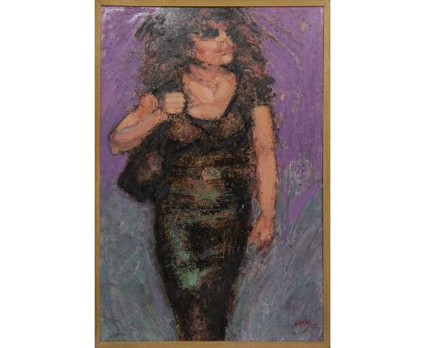 * CLIFFORD HANLEY (SCOTTISH 1948 - 2021),SHINY SHINY CREPUSCULEoil on board, signed and dated '97, titled versoimage size 106