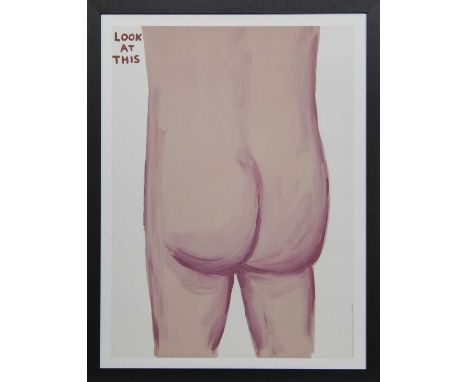 * DAVID SHRIGLEY OBE (SCOTTISH b. 1968),LOOK AT THIS lithograph on 200g Munken Lynx paperimage size 74cm x 54cm, overall size