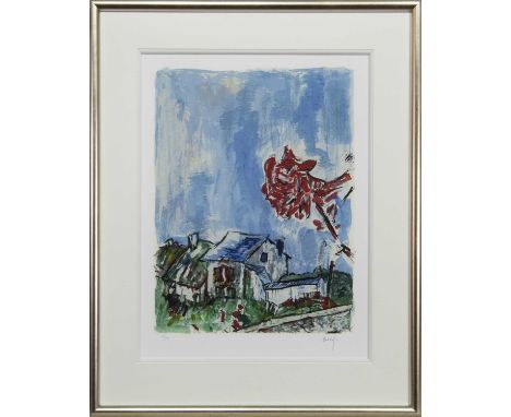 BOB DYLAN (AMERICAN b. 1941),ROSE ON A HILLSIDElimited edition giclee print on paper, signed and numbered 67/295 in pencilima