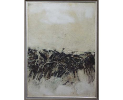 * GEORGE DEVLIN RSW RGI ROI ARWS FRSA (SCOTTISH 1937-2014),UNTITLEDmixed media on boardimage size 146cm x 105cm, overall size