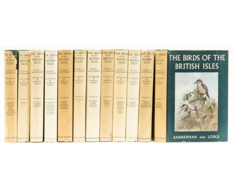 NO RESERVE Bannerman (David Armitage) and George Lodge. The Birds of the British Isles, 12 vol., first edition, plates and il