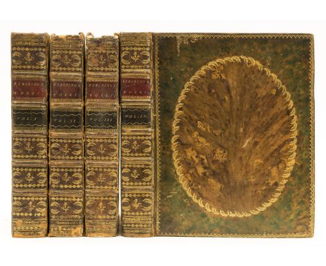 Fielding (Henry) The Works... with the Life of the Author, 4 vol., first collected edition, engraved portrait, very light off