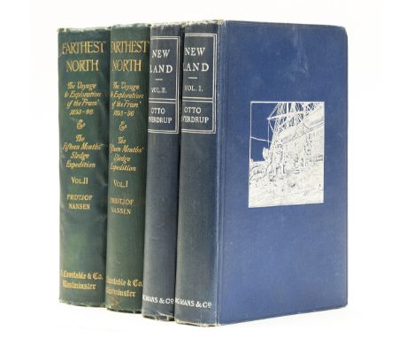 NO RESERVE Polar.- Sverdrup (Otto) New Land: Four Years in the Arctic Region, 2 vol., first English edition, frontispieces, p