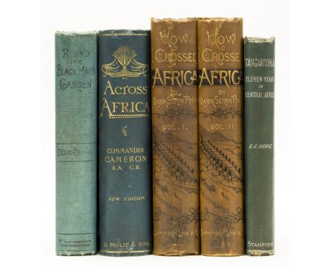 Africa.- Pinto (Major Serpa) How I Crossed Africa, 2 vol., first edition, plates, illustrations, maps including large folding