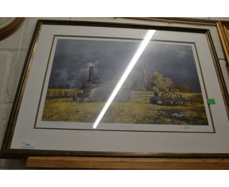 Robin Smith (British, 20th century), "Giant Amongst Men", artist proof lithograph in colour, signed in pencil, framed and gla