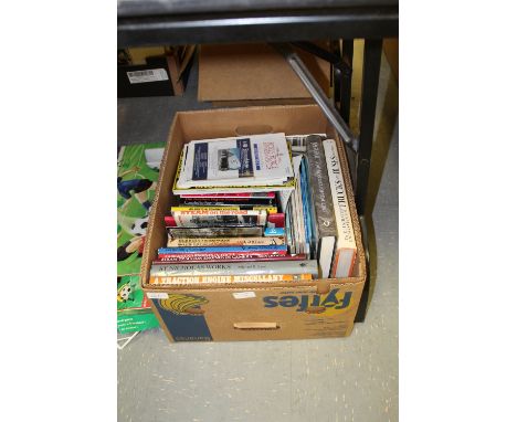 Box of steam engine books