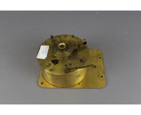 Fusee clock movement with attached timer