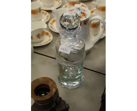 Glass decanter 'Cheshire Cup 1981'