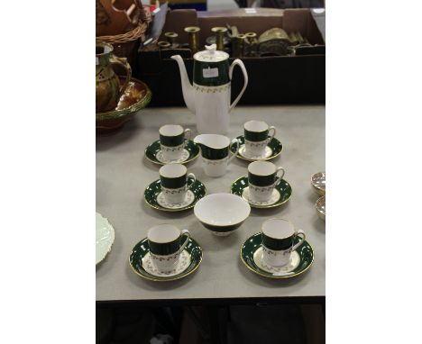 Spode 'Green Velvet' coffee set