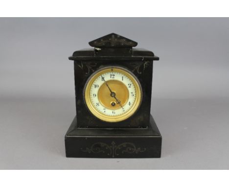 French slate mantel clock