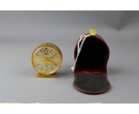 Jaeger LeCoultre 'Recital' travel clock (cased)
