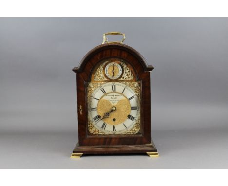 Mahogany bracket clock by Sinclair Hardy