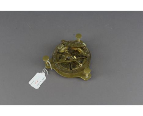 Brass sundial/compass