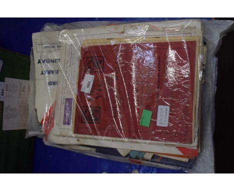 Box of various theatre programs, ephemera and other related items