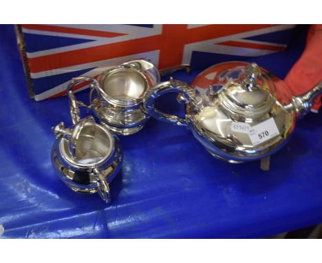 Silver plated tea set
