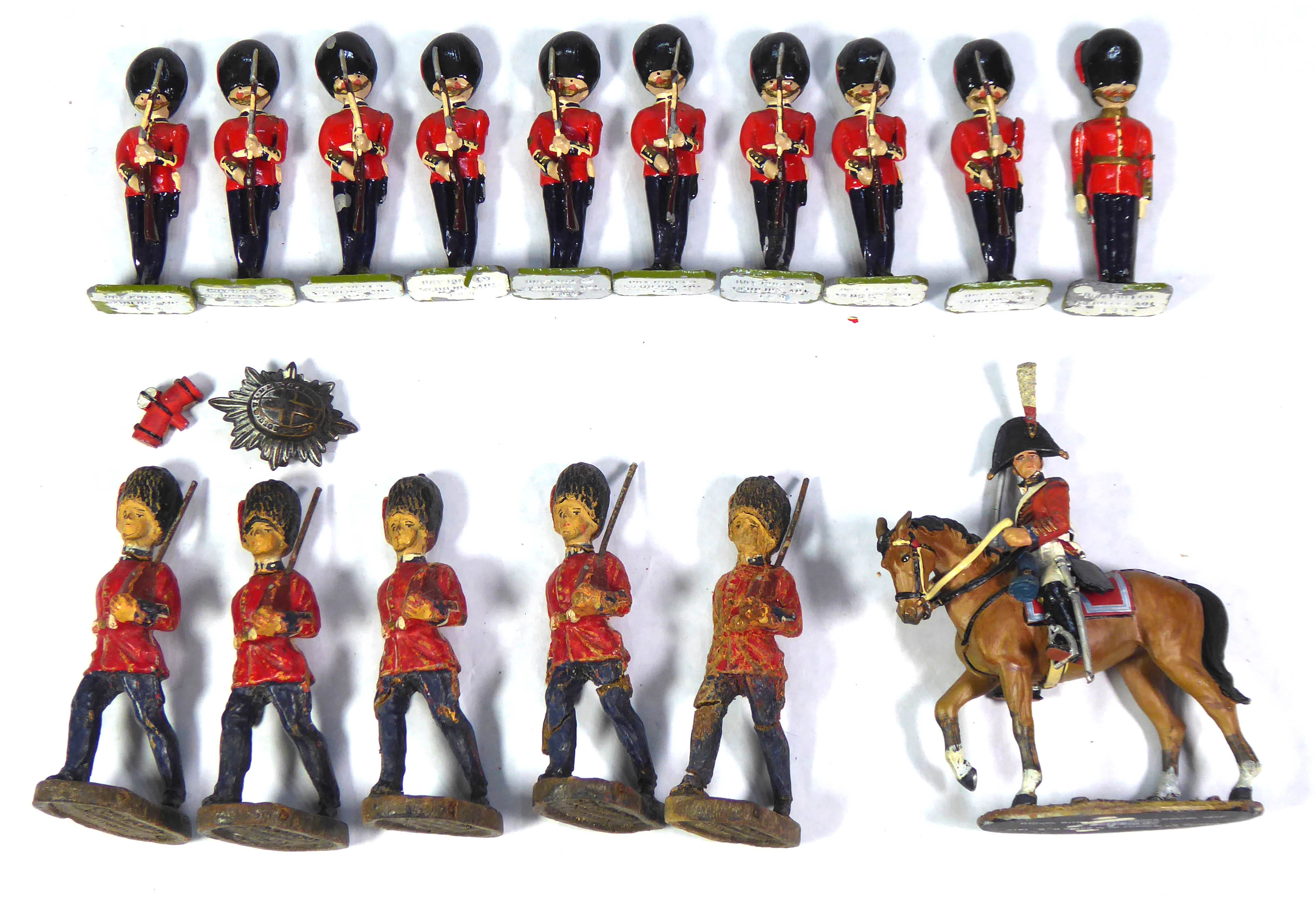 A Set Of Ten 20th Century Toy Lead Soldiers From The Great Britain And 