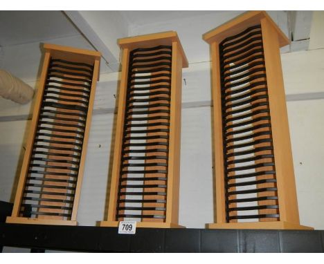 Three CD stands