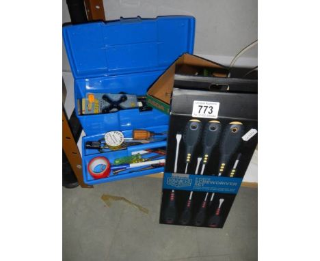 A quantity of new tools.