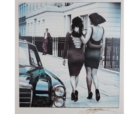 BOB CARLOS CLARKE  ( 1950 - 2006)  Untitled. a black and white toned print, ca. early 1990s, the image colour toned and print