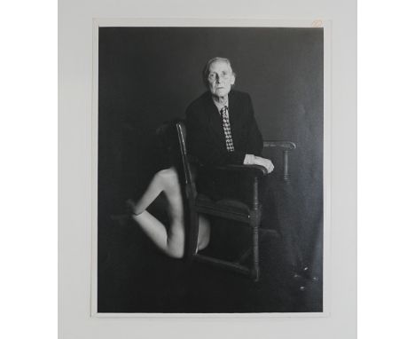 PETER KERNOT  (1937 - 1995)  Bill Brandt and Model, 1980, gelatin silver print, titled and inscribed in an unknown hand on ve
