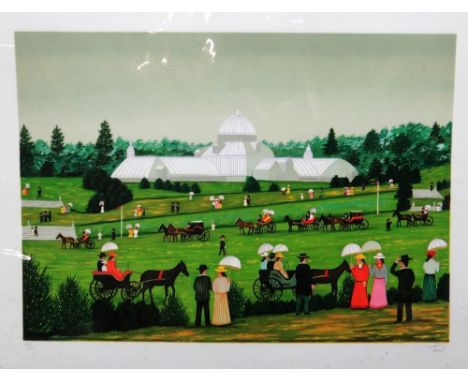 Francois (Fanch) Ledan (French, b. 1949), Golden Gate Park, colour lithograph, signed, 36/250, 40.5cm x 57cm.; together with 