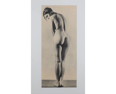ERGY LANDAU (1896 - 1967)  nude study.  photogravure print, ca. 1930's. '11. Ergy Landau' printed corner of image, 37cm. x 26