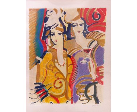 Ray Wooldridge (English b. 1934), Rosalie, colour serigraph, signed and numbered 4/30, 55cm x 44cm.; together with Anne Walke