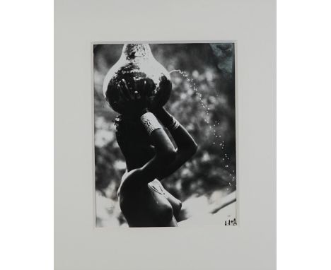 SERGE JACQUES / MIRELLO RICCIARDI / HORST KLEMM:  a group of three photographs.  SERGE JACQUES (b. 1932)  Untitled, nude fema