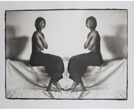 PAUL CAFFELL  (1939 - 2017)  a group of five platinum prints, 2005 - 2010.   three female nude studies, and bearded man with 