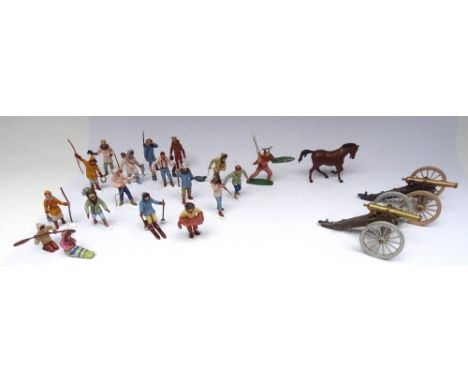 Greenlanders: Eskimos, Scientists, Airmen and a Viking very neatly painted, with a horse and two Britains American Civil War 