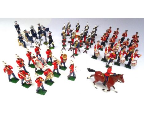 New Toy Soldier seated Band of the Royal Army Service Corps and standing Band of 11th Hussars in Indian foreign service order